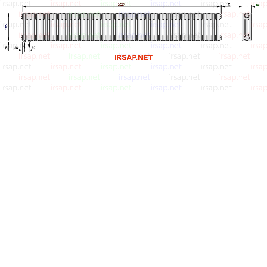 Радиатор IRSAP Tesi 30365/45 T18 CL 01